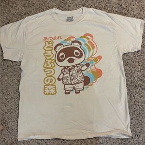 Geeknet Animal Crossing T Shirt Sz Large Nintendo Japanese Panda Tom Nook